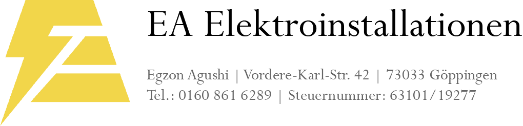 EA Elektroinstallationen Logo